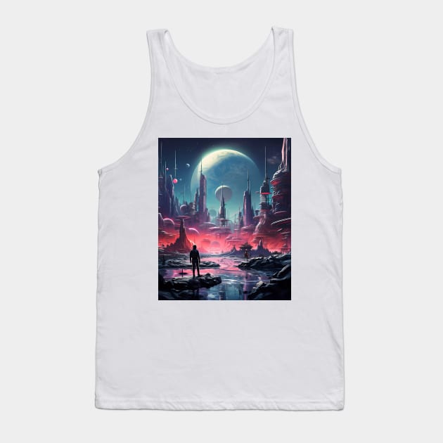 Sci-fi World Tank Top by Acid_rain